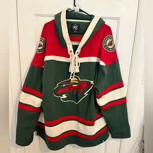 Minnesota Wild Jersey-Style Sweatshirt